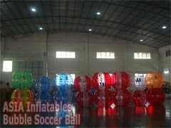 Gymnastics Inflatable Tumbling Mat, Factory Price Colorful Bubble Soccer Ball