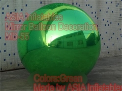 Zielony lustro piłkę