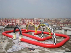 Air Sealed Painting Inflatable Race Track