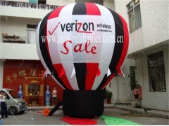 Children Rides Rooftop Balloon with Banners for Sales Promotions