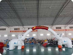 Individualized Inflatable Elephant Arch