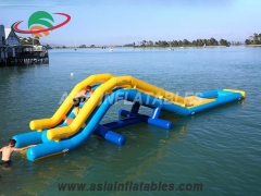 Gymnastics Inflatable Tumbling Mat, Factory Price Inflatable Challenge Water Park Obstacle Course