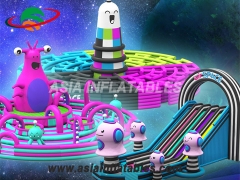 Above Ground Pools, Best Sellers Colourful Art-Zoo Inflatable Theme Park
