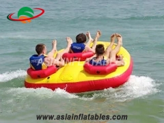 Fantastic Fun Customized 3 Person Inflatable Water Sports Jet Ski Towable Ski Boat Tube