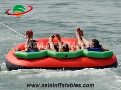 Corrosion Resistance Inflatable Towable 3 Person Floating Towable Water Ski Tube Raft