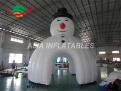 Fantastic Fun Inflatable Christmas Snowman Dome