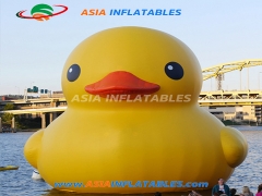 Custom Cute Inflatable Duck Cartoon For Pool Floating