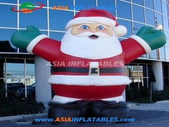 Hot sell Advertising Decoration Mascots Inflatable Christmas Santas