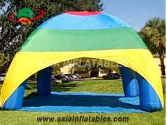 Unikalny Multicolor nadmuchiwany namiot protable nadmuchiwany samochód schronienia schronienia słońce cztery nogi namiot pająk namiot zdarzeń
