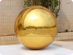 Złoty lustro balon