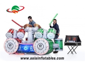 Exciting Interactive Inflatable Game Inflatable IPS Drum Kit Playsystem