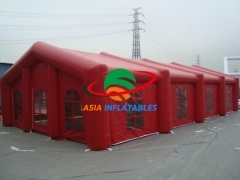 Red Color Giant Inflatable Marquee Tent For Wedding Salon. Top Quality, 3 Years Warranty.
