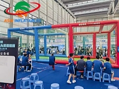 Promocyjny Nadmuchiwana arena przeszkód z dronów do aktywności lub wystawy