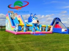 Good Quality Commercial Inflatable Bluey Combo Bounce House With Slide