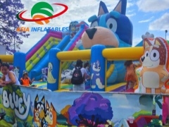 Low Price #Bluey Jumping Castle Combo Bounce House Hire