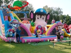 PAW Patrol Fun World Jumping Inflatable Playground For Sale,Inflatable Emergency Tents Manufacturer